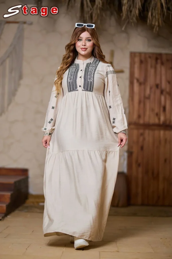 فستان تطريز